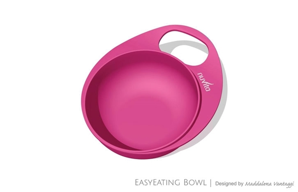 Picture of Nuvita Μπολ με Λαβη, EasyEating Bowl Ροζ