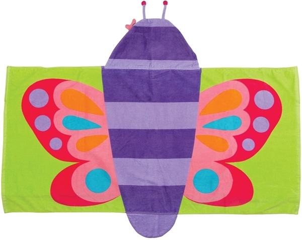 Picture of Παιδική πετσέτα με κουκούλα Πεταλούδα