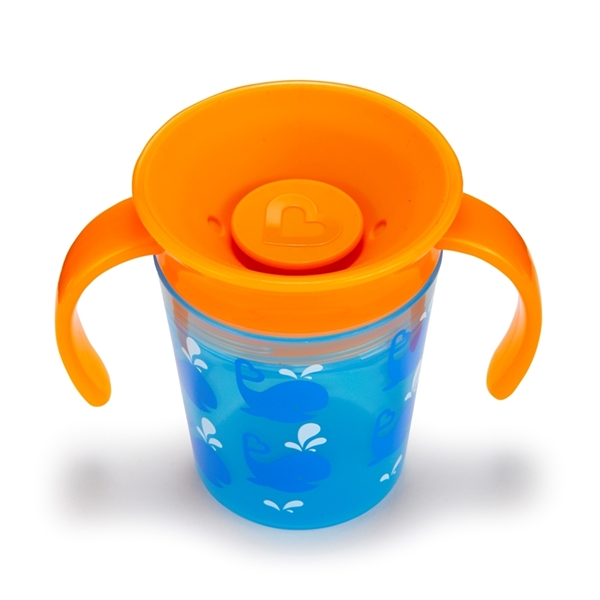 Munchkin Κύπελο Miracle 360° Deco Trainer Cup Blue Whale 177ml. 