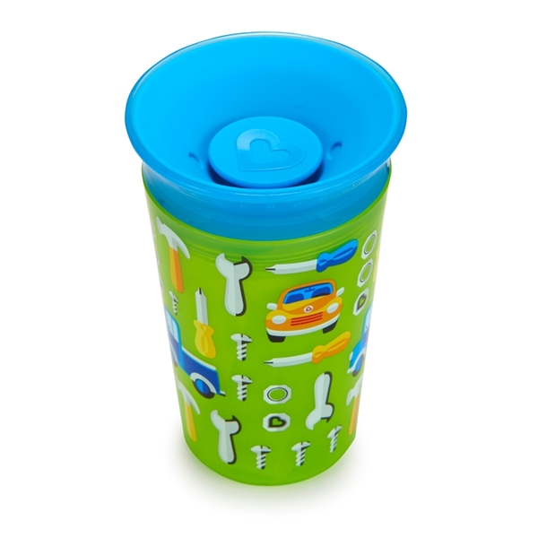 Munchkin Κύπελο Miracle 360° Deco Sippy Cup Green Car 266ml.
