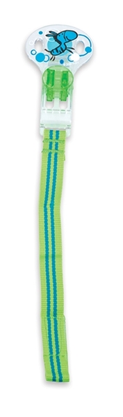 Nuby Αλυσίδα Πιπίλας Με Velcro, Green