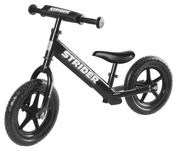 Strider Παιδικό Ποδήλατο Ισορροπίας, Black