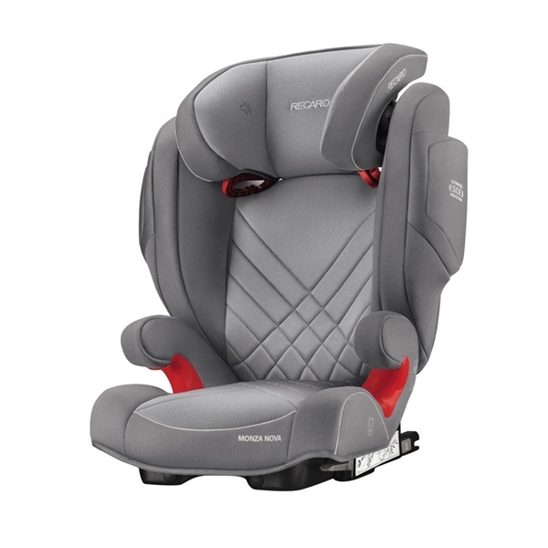 Recaro Παιδικό Κάθισμα Αυτοκινήτου Monza Nova 2 SeatFix, Aluminium Grey