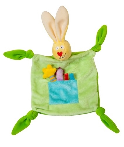 Taf Toys Πανάκι Αγκαλιάς Rabbit Blankie, Green 