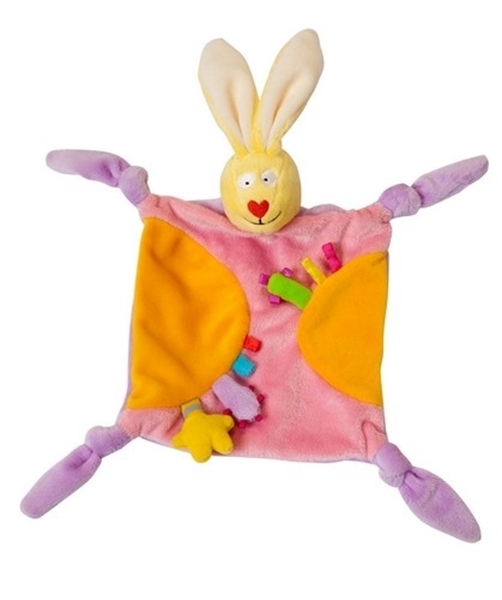 Taf Toys Πανάκι Αγκαλιάς Rabbit Blankie, Orange
