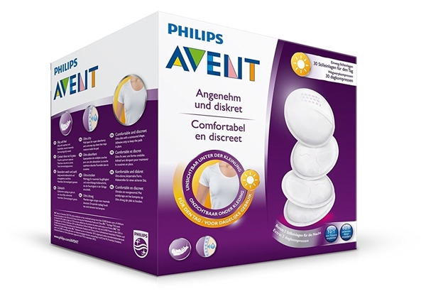 Philips Avent Επιθέματα Στήθους Μίας Χρήσης (30 Τεμάχια) 