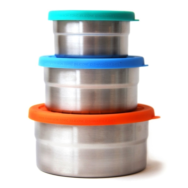Ecolunchbox Seal Cup Trio Σετ 3 τεμαχίων Ανοξείδωτα Φαγητοδοχεία