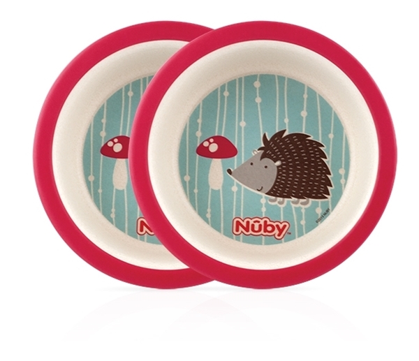 Nuby Μπωλ Φαγητού Hedgehog 2 τεμ. 