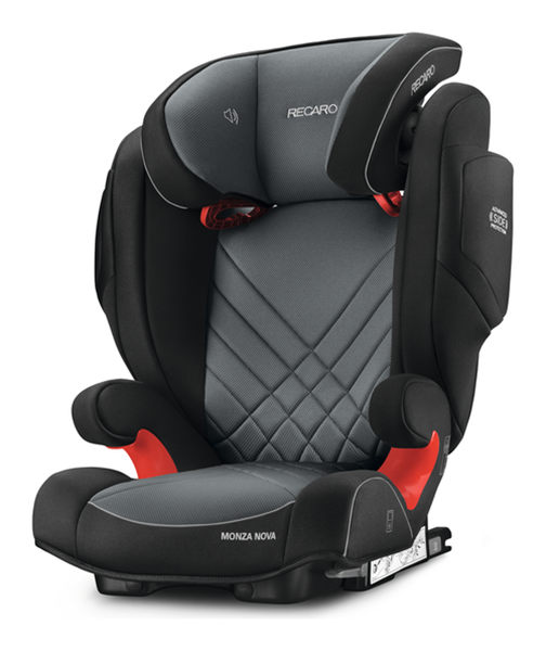 Recaro Παιδικό Κάθισμα Αυτοκινήτου Monza Nova 2 SeatFix, Carbon Black