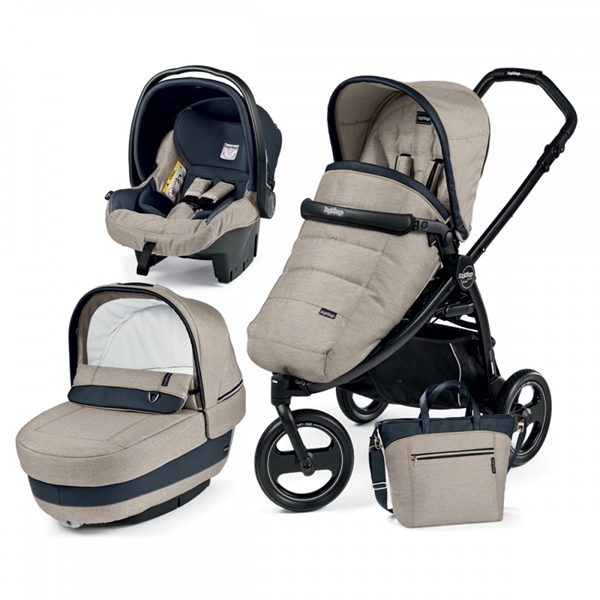 Picture of Peg Perego Παιδικό Καρότσι 3 σε 1 Book Scout Pop Up Completo, Luxe Beige