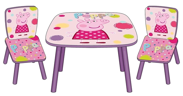 Picture of Arditex Ξύλινο Τραπέζι με την Peppa και 2 Καρέκλες