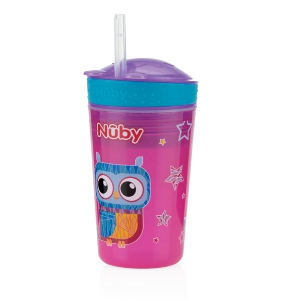 Picture of Nuby Drink & Snack Cup 270ml Pink