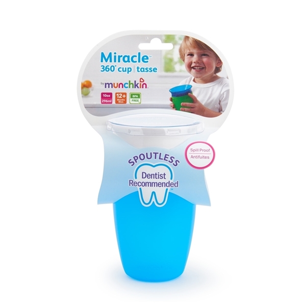 Picture of Munchkin Παιδικό Κύπελλο Miracle Sippy 12m+, 296ml, Μπλε
