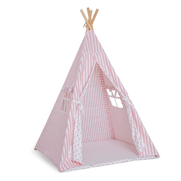 Picture of FunnaBaby Παιδική σκηνή Tepee Georgia Pink