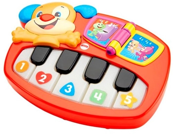 Picture of Fisher Price Κόκκινο Πιανάκι με Σκυλάκι #DLK17