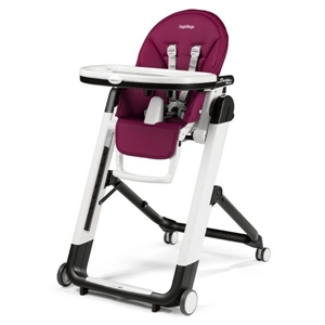 Peg Perego Καρέκλα Φαγητού Siesta Follow Me, Berry & ΔΩΡΟ Μαξιλάρι Baby Cushion