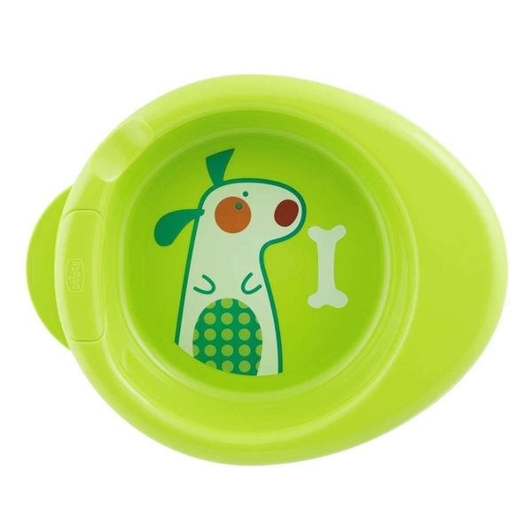 Chicco Warmy Plate Πιάτο Θερμός, Πράσινο 6m+