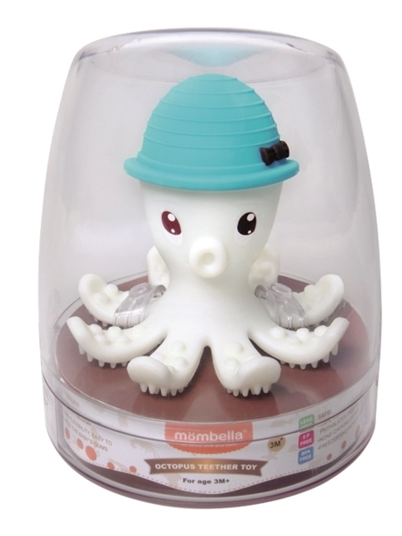 Baby To Love 3D Μασητικό Σιλικόνης Blue Octopus