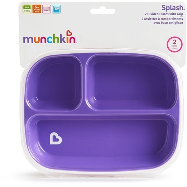  Munchkin Μικροί Δίσκοι Splash Φούξια-Μώβ 