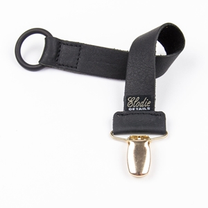 Elodie Details Αλυσίδα Πιπίλας Leather Clip - Black