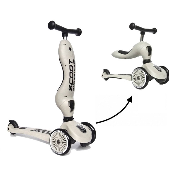 Picture of Scoot & Ride Ποδήλατο Ισορροπίας & Πατίνι 2 σε 1 HighWayKick 1 Ash
