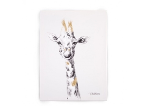 Childhome Πίνακας Κάδρο Giraffee Head Gold