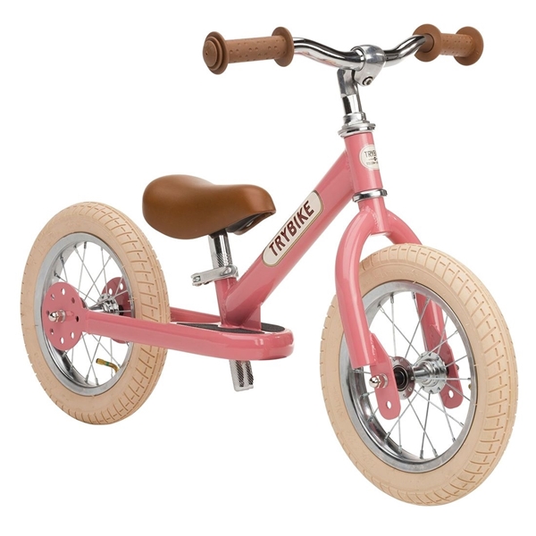 Trybike Ποδήλατο Ισορροπίας Ροζ Vintage