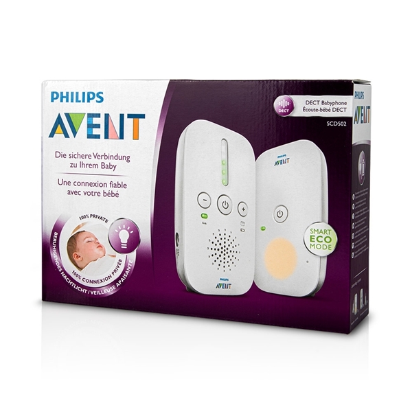 Philips Avent Συσκευή παρακολούθησης μωρού DECT SCD502/26