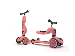 Scoot and Ride Ποδήλατο Ισορροπίας & Πατίνι 2 σε 1 HighWayKick 1, Peach