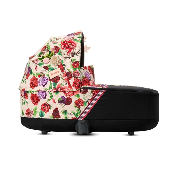 Cybex Lux Carry Cot for Priam Fashion Collection, Spring Blossom Light 