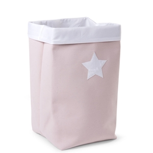 Childhome Κουτί Αποθήκευσης Καμβάς Pink White 