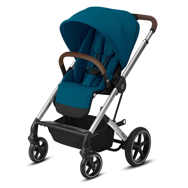 Cybex Βρεφικό Καρότσι Balios S Lux, River Blue (Silver Frame)