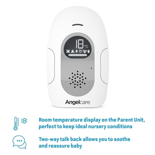 Angelcare Συσκευή Ανίχνευσης Αναπνοής & Ενδοεπικοινωνία AC127