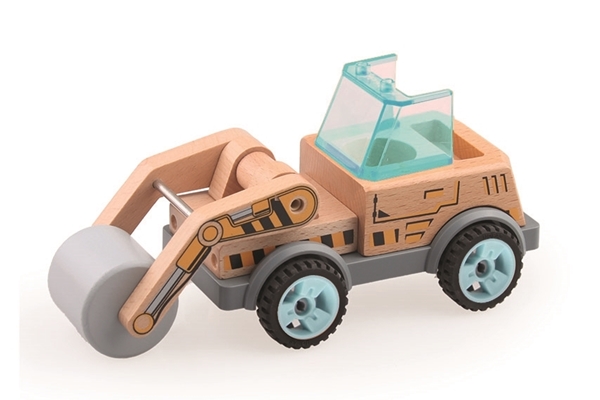 BS Toys Construction Cars – Αυτοκινητάκια Οικοδομής - Οδοστρωτήρα