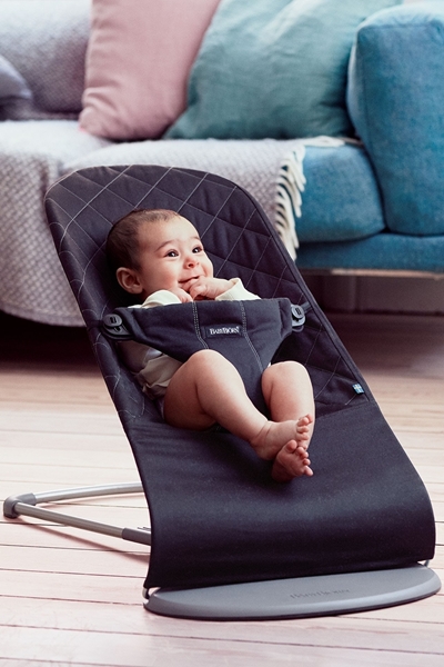 BabyBjorn Ρηλάξ Balance Bliss Cotton, Black 