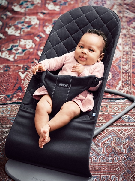 BabyBjorn Ρηλάξ Balance Bliss Cotton, Black 