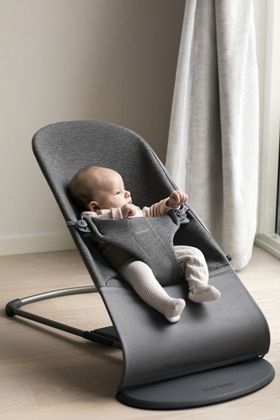 BabyBjorn Ρηλάξ Balance Bliss 3D Jersey, Charcoal Grey