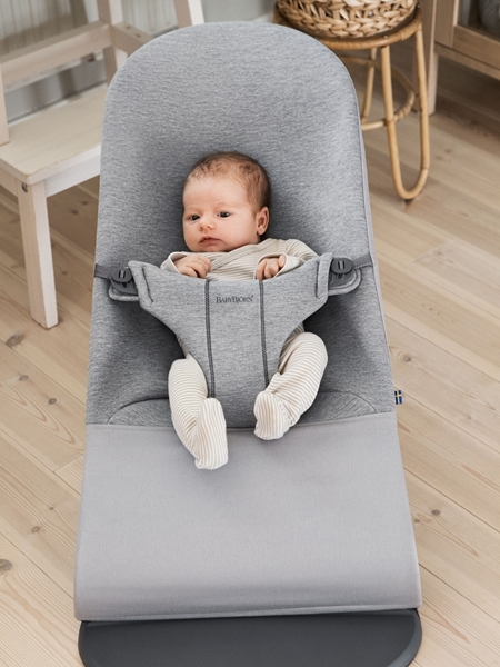 BabyBjorn Ρηλάξ Balance Bliss 3D Jersey, Light Grey