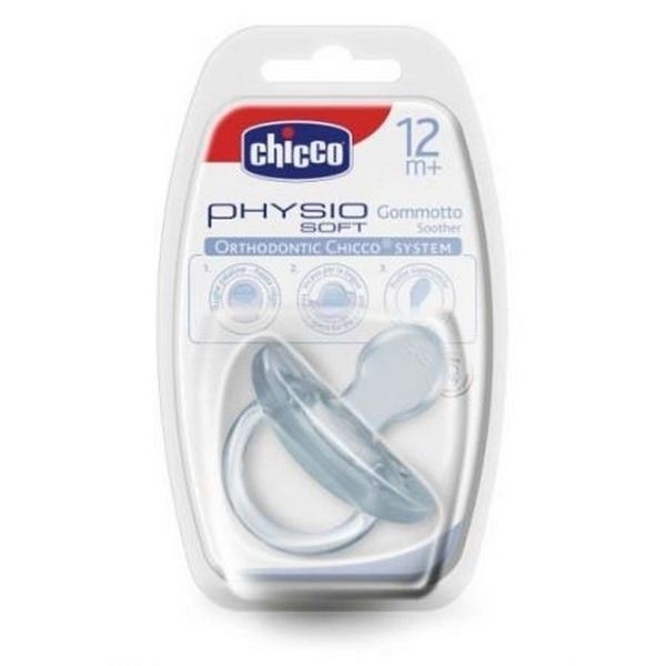 Chicco Πιπίλα 'Ολο Σιλικόνη Physio Soft 12m+ 
