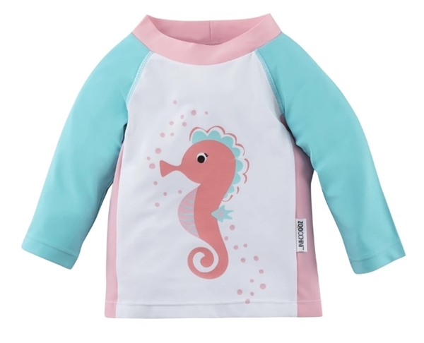 Zoocchini Αντιηλιακό Μπλουζάκι UPF50+ Seahorse