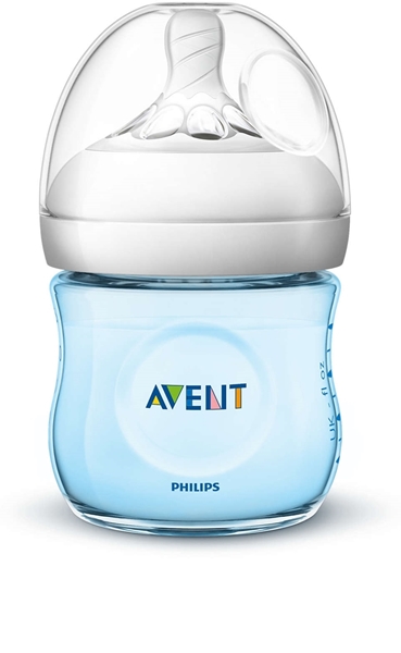 Philips Avent Πλαστικό Μπιμπερό Natural 125ml, Blue
