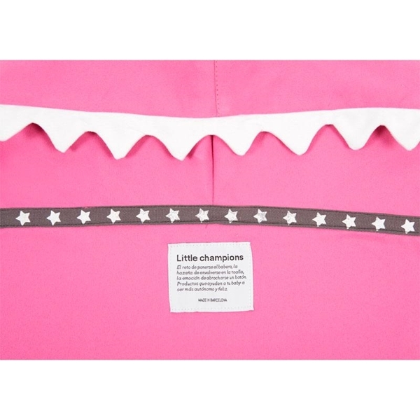 Little Champions Πόντσο / Πετσέτα Microfiber, Pink Shark