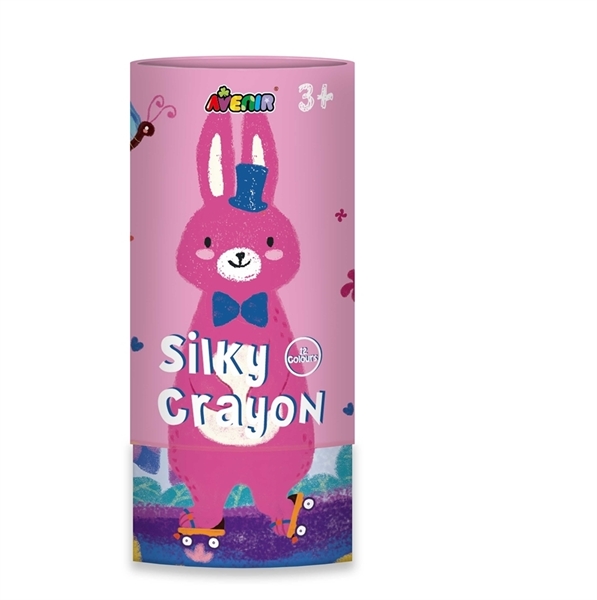 Avenir - Κουτί με 12 Μεταξένια Κραγιόν Silky Crayons, Bunny
