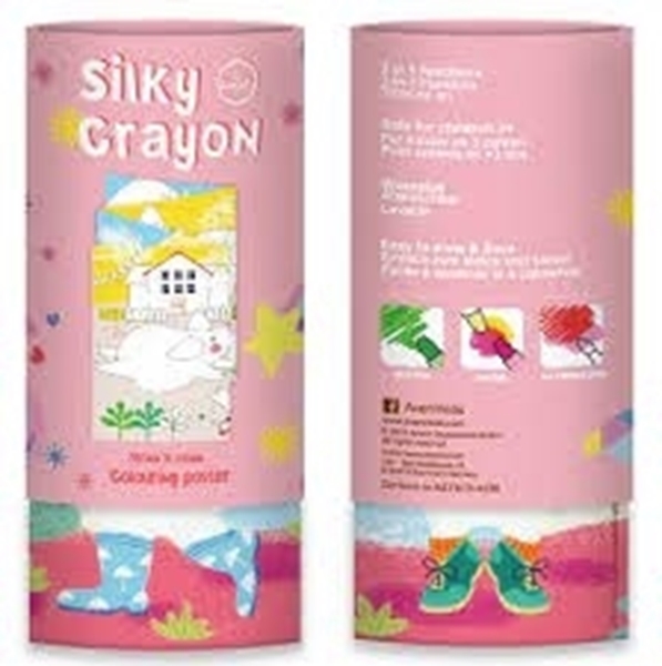 Avenir - Κουτί με 12 Μεταξένια Κραγιόν Silky Crayons, Unicorn