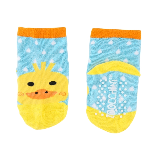 Zoocchini - Grip+Easy Παντελόνι για Μπουσούλιμα & Κάλτσες – Puddles the Duck