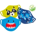 Zoocchini Σετ 3 Παιδικές Μάσκες – Shark Multi