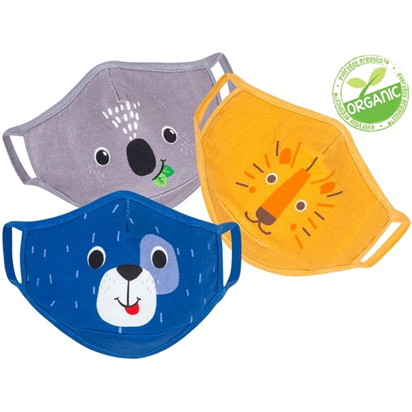 Zoocchini Σετ 3 Παιδικές Μάσκες – Dog Multi