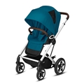 Cybex Βρεφικό Καρότσι Talos S Lux, River Blue (Silver Frame)