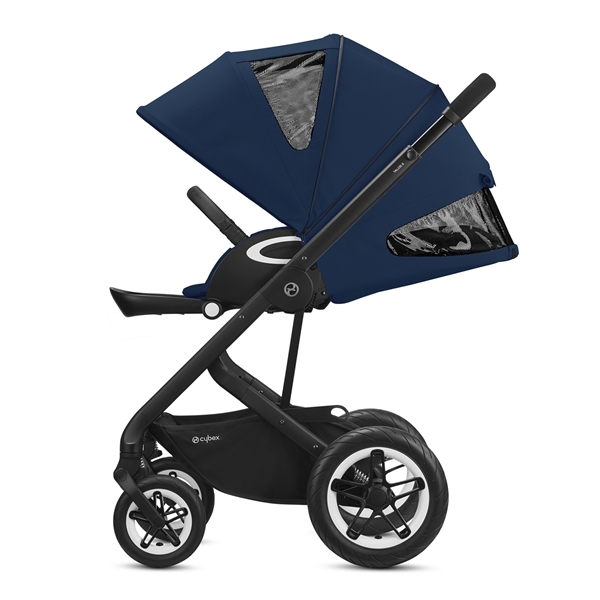 Cybex Βρεφικό Καρότσι Talos S Lux, River Blue (Silver Frame)