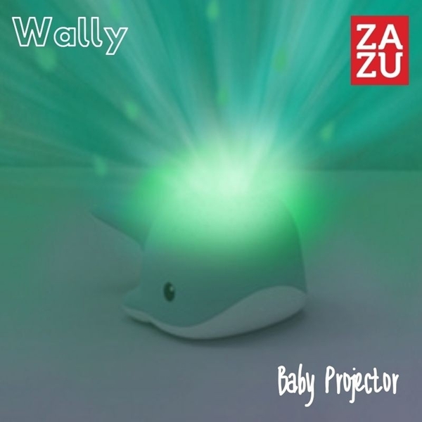 Zazu Wally the Whale Προτζέκτορας Φάλαινα Φωτιστικό με Λευκούς Ήχους